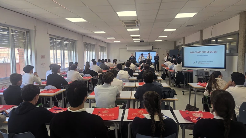 Inicio de curso 2026-2027 en la Escuela de Pilotos de la Universidad de Salamanca Adventia. Foto: Adventia